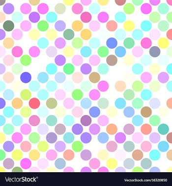 Circle pattern background - from dots vector image