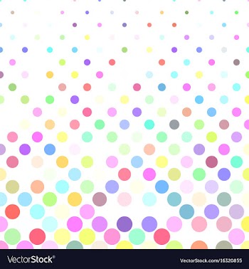 Circle pattern background - from dots vector image