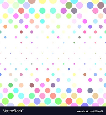 Circle pattern background - from dots vector image