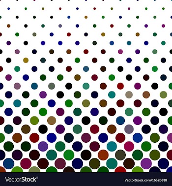 Circle pattern background - geometric design vector image