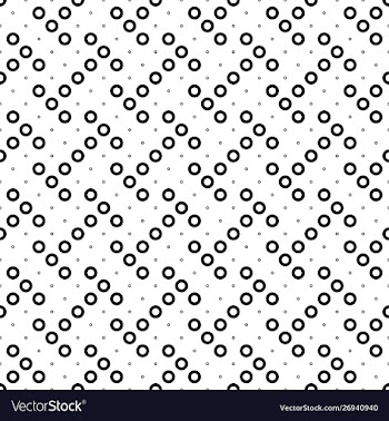 Circle pattern background - monochrome abstract vector image