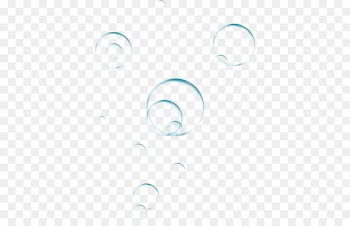 Circle Pattern - Blue bubbles 