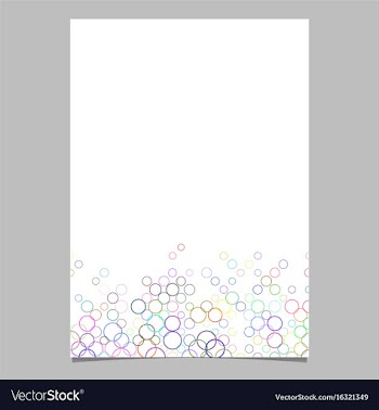 Circle pattern brochure background template vector image
