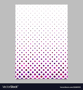 Circle pattern flyer template - page background vector image