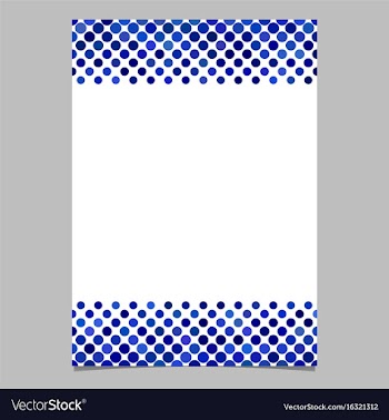 Circle pattern page background template - design vector image