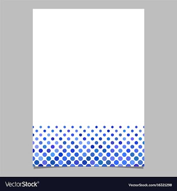 Circle pattern page template - graphic from dots vector image