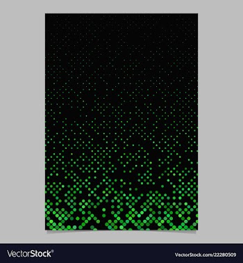 Circle pattern poster template - stationery vector image