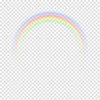 Circle Pattern, Rainbow transparent background PNG clipart