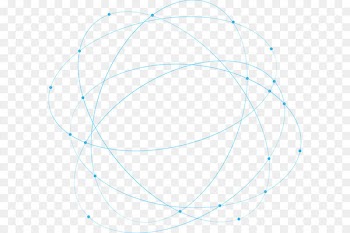 Circle Point Angle Area Pattern - Blue abstract geometric lines circling Science and Technology 