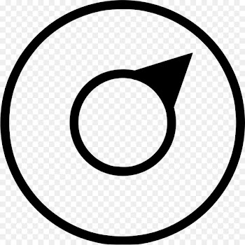 Circle Point Clip art Black M - theromstat icon 