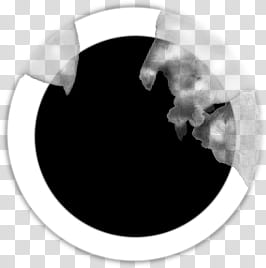 Circle Polaroid V, round white frame illustration transparent background PNG clipart