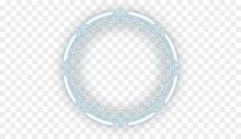 Circle Religion Islam Pattern - Magic circle of blue light emission 