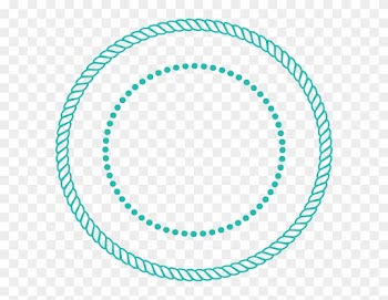 Circle Rope Frame Vector