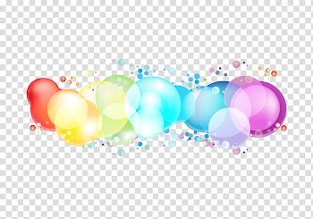 CIRCLE S S, multicolored lights illustration transparent background PNG clipart