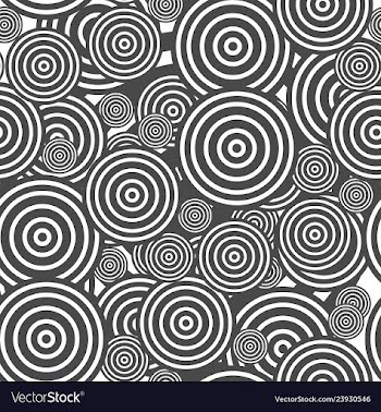 Circle seamless pattern seamless circle vector image