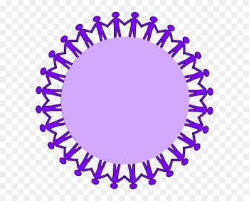 Circle Stick People Black No Border 6 Svg Clip Arts - Imagens De Familia Unida