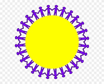 Circle Stick People Black No Border Svg Clip Arts 600 - Reunion Design Fo Family