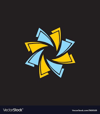  					Circle technology abstract logo vector image														