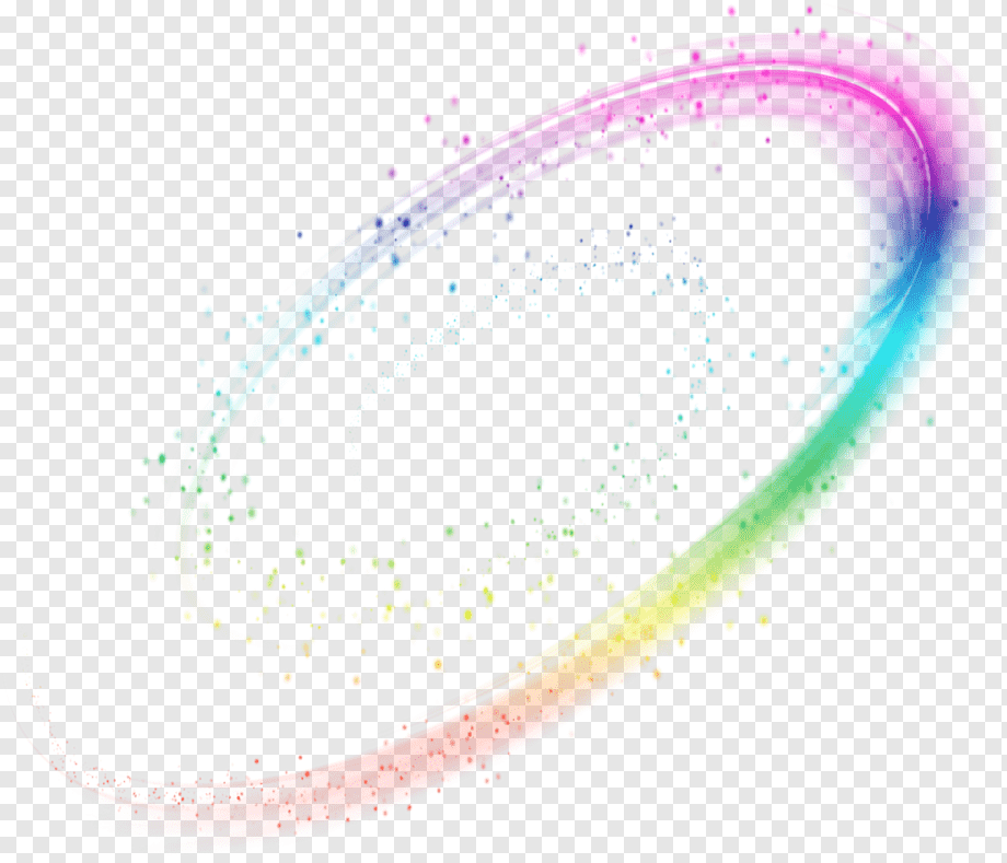 Circle Text Graphic design Angle Font, Colorful magic dynamic light effect, rainbow, purple, color Splash, effect png