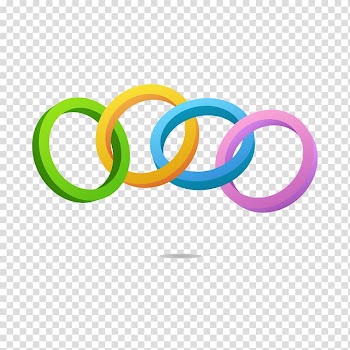 Circle , Three-dimensional ring background transparent background PNG clipart
