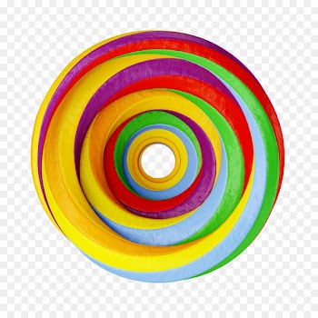 Circle Typography - Colorful circular pattern shape 
