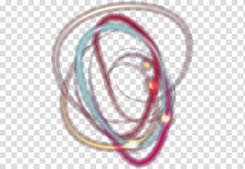 Circle u76f8u4ea4, Colorful curve transparent background PNG clipart