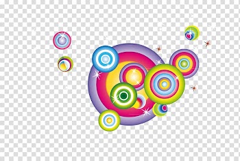 Circle Watercolor painting, Colorful creative color ring transparent background PNG clipart