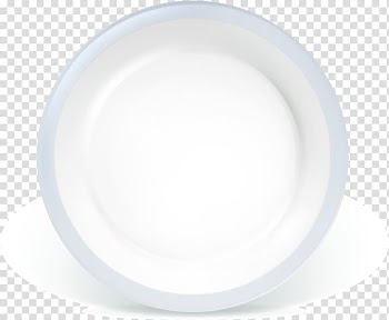 Circle, White fresh plate transparent background PNG clipart