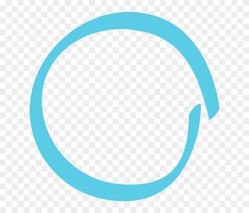 Circle With Blue Border