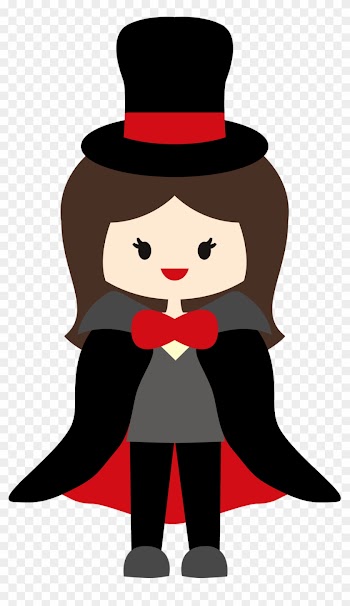 Circo - Clip Art Magician Girl
