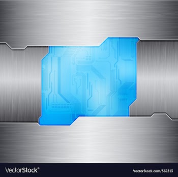 Circuit background vector image
