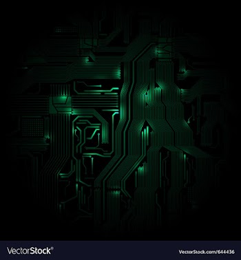 Circuit background vector image