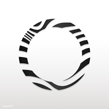 Circular black and white abstract badge vecto.. | Free stock vector - 538161