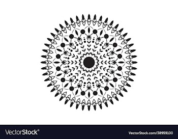 circular pattern in form a mandala