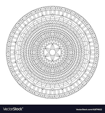 circular pattern in form of mandala