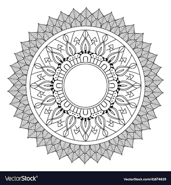 circular pattern in form of mandala