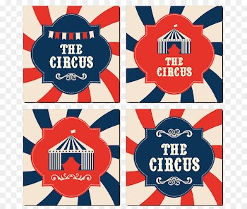 Circus - 4 Creative Circus background vector material 