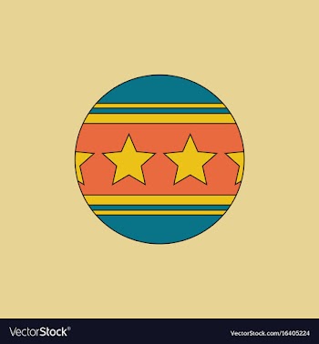 Circus ball vector image