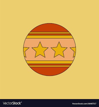 Circus ball vector image