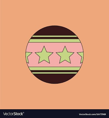 Circus ball vector image