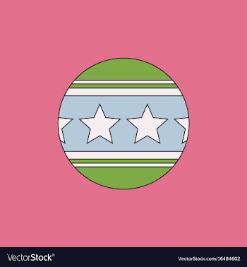 Circus ball vector image