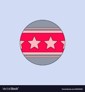 Circus ball vector image