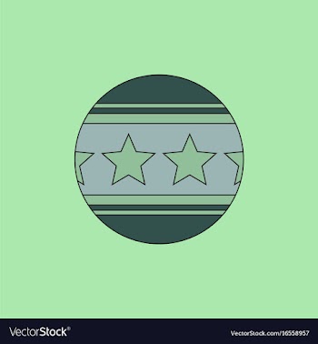 Circus ball vector image