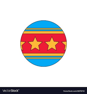 Circus ball vector image