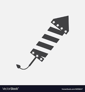 Circus carnival entertainment rocket vector image