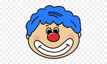 Circus Clown Face Clip Art - Circus Clown Face Clipart