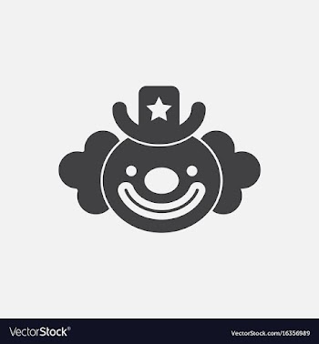 Circus clown vector image