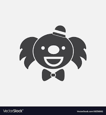 Circus clown vector image