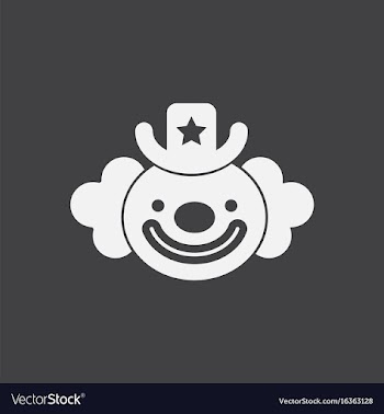 Circus clown vector image
