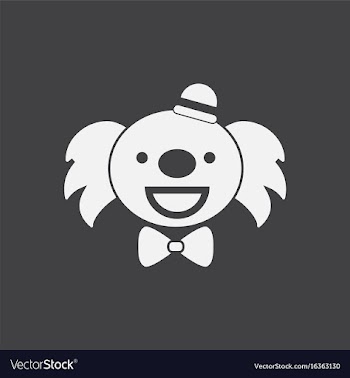 Circus clown vector image